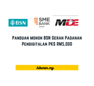 Panduan mohon BSN Geran Padanan Pendigitalan PKS