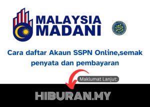 Cara daftar Akaun SSPN Online,semak penyata dan pembayaran
