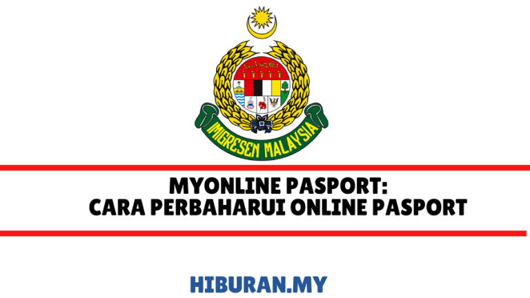 MyOnline Pasport Cara perbaharui Online Pasport