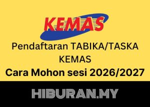 Pendaftaran TABIKA TASKA KEMAS Cara Mohon