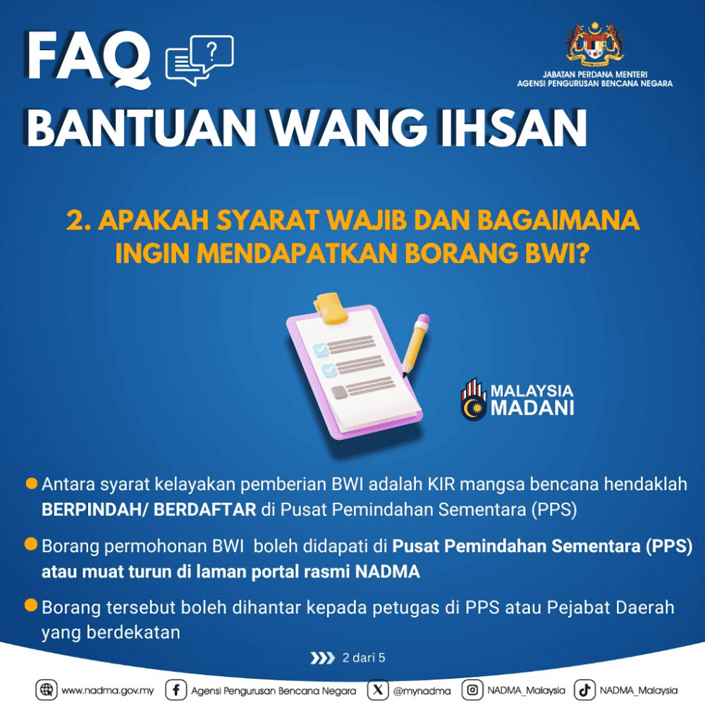 3.FAQ bantuan banjir nadma