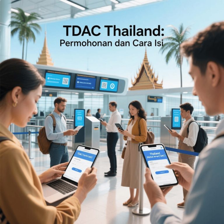 TDAC Thailand Permohonan dan Cara Isi