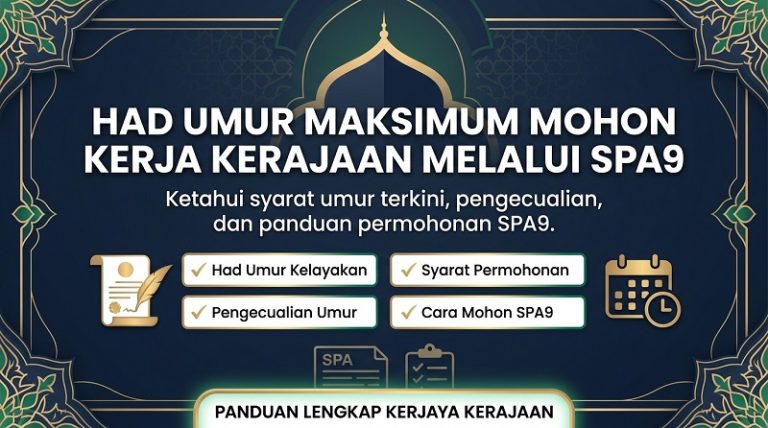 Had Umur Maksimum Mohon Kerja Kerajaan Melalui SPA9